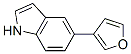 5-Furan-3-yl-1H-indole Structure,144104-53-0Structure