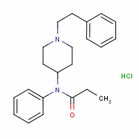 N-(1-phenethyl-4-piperidyl)propionanilide hydrochloride Structure,1443-54-5Structure