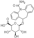 奧卡西平-10-O-D-葡萄糖醛酸苷結(jié)構(gòu)式_144407-84-1結(jié)構(gòu)式