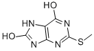 6,8-Dihydroxy-2-(methylthio)purine Structure,14443-37-9Structure