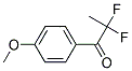 1-Propanone, 2,2-difluoro-1-(4-methoxyphenyl)-(9ci) Structure,144464-70-0Structure