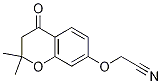 2-[(3,4-Dihydro-2,2-dimethyl-4-oxo-2h-1-benzopyran-7-yl)oxy]acetonitrile Structure,144537-17-7Structure