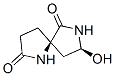 1,7-Diazaspiro[4.4]nonane-2,6-dione,8-hydroxy-,(5r-cis)-(9ci) Structure,144540-04-5Structure