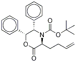 (3S,5S,6R)-3-(3-丁烯)-2-氧代-5,6-二苯基-4-嗎啉羧酸叔丁酯結(jié)構(gòu)式_144542-72-3結(jié)構(gòu)式