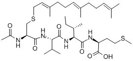 Ac-cys(farnesyl)-val-ile-met-oh Structure,144608-65-1Structure