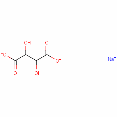 鈉3-羧基-2,3-二羥基丙酸酯結構式_14475-11-7結構式