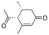 2-Cyclohexen-1-one, 4-acetyl-3,5-dimethyl-, cis-(9ci) Structure,144890-09-5Structure