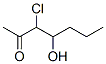 2-Heptanone, 3-chloro-4-hydroxy- Structure,144969-19-7Structure