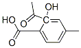 2-Acetyl-4-methylsalicylicacid Structure,14504-07-5Structure