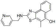 Naphtho[1,2-d]thiazol-5-ol, 4-methyl-2-[(3-pyridinylmethyl)amino]- Structure,145096-28-2Structure