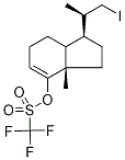 2,3,3a,6,7,7a-六氫-2S,7a-二甲基-4-羥基-茚-1R-(1’-碘)乙烷4-O-三氟甲基磺酸酯結(jié)構(gòu)式_145372-33-4結(jié)構(gòu)式