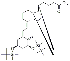 26,27-Didesmethyl-1,3-(tert-butyldimethylsilyl) (5z)-calcitriol 24-carboxylic acid methyl ester Structure,145372-43-6Structure