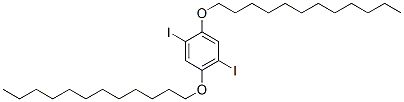 1,4-Diiodo-2,5-bis(dodecyloxy)benzene Structure,145483-66-5Structure