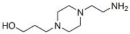 1-Piperazinepropanol,4-(2-aminoethyl)-(9ci) Structure,145708-28-7Structure