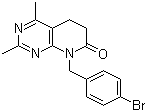 8-[(4-Bromophenyl)methyl]-5,8-dihydro-2,4-dimethylpyrido[2,3-d]pyrimidin-7(6h)-one Structure,145733-62-6Structure