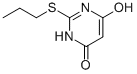 6-Hydroxy-2-(propylthio)-4(3h)-pyrimidinone Structure,145783-12-6Structure