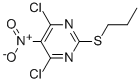 4,6-Dichloro-5-nitro-2-(propylthio)pyrimidine Structure,145783-14-8Structure