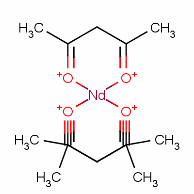 Neodymium(iii) acetylacetonate trihydrate Structure,14589-38-9Structure