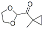 Methanone, 1,3-dioxolan-2-yl-(1-methylcyclopropyl)-(9ci) Structure,146061-14-5Structure