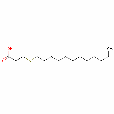 Propanoic acid,3-(dodecylthio)- Structure,1462-52-8Structure