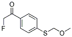 Ethanone, 2-fluoro-1-[4-[(methoxymethyl)thio]phenyl]-(9ci) Structure,146335-13-9Structure