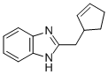 1H-benzimidazole,2-(2-cyclopenten-1-ylmethyl)-(9ci) Structure,146350-93-8Structure