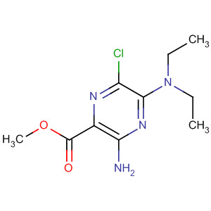 Methyl 3-amino-6-chloro-5-(diethylamino)pyrazine-2-carboxylate Structure,1465-91-4Structure