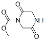 1-Piperazinecarboxylicacid,2,5-dioxo-,methylester(9ci) Structure,146511-08-2Structure