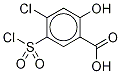 4-Chloro-5-chlorosulfonylsalicylic acid Structure,14665-31-7Structure