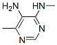 Pyrimidine, 5-amino-4-methyl-6-(methylamino)- (8ci) Structure,14675-45-7Structure