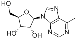 (2R,3s,4r,5r)-2-(hydroxymethyl)-5-(6-methyl-9h-purin-9-yl)tetrahydrofuran-3,4-diol Structure,14675-48-0Structure