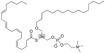 Arachidonoyl thio-pc Structure,146797-82-2Structure