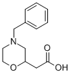 (4-Benzylmorpholin-2-yl)acetic acid Structure,146944-27-6Structure