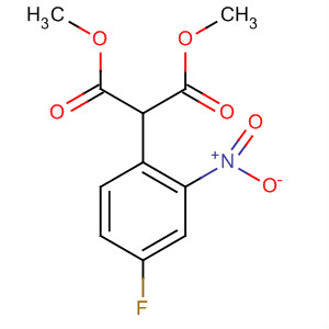 Propanedioic acid, 2-(4-fluoro-2-nitrophenyl)-, 1,3-dimethyl ester Structure,147124-35-4Structure