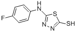 5-[(4-Fluorophenyl)amino]-1,3,4-thiadiazole-2-thiol Structure,14731-24-9Structure