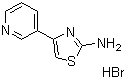 4-(3-Pyridinyl)-2-thiazolamine hydrobromide Structure,147311-08-8Structure