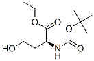 (S)-N-Boc-L-高絲氨酸乙酯結(jié)構(gòu)式_147325-09-5結(jié)構(gòu)式