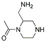 2-Piperazinemethanamine, 1-acetyl-(9ci) Structure,147557-08-2Structure