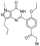 1,4-Dihydro-5-[5-bromoacetyl)-2-ethoxyphenyl]-1-methyl-3-propyl-7h-pyrazolo[4,3-d]pyrimidin-7-one Structure,147676-94-6Structure