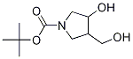 3-Hydroxy-4-hydroxymethyl-pyrrolidine-1-carboxylic acid tert-butyl ester Structure,147722-75-6Structure