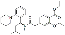 (+)-2-Ethoxy-4-(N-3-Methyl-1(S)-(2-(1-Piperidinyl)Phenyl)-Butyl)Carbamoylmethyl) Structure,147770-06-7Structure