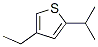 Thiophene, 4-ethyl-2-(1-methylethyl)- (9ci) Structure,147871-78-1Structure