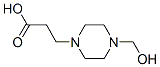 1-Piperazinepropanoicacid,4-(hydroxymethyl)-(9ci) Structure,147947-87-3Structure