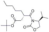 3-(S)-(4-(s)-isopropyl-2-oxo-oxazolidine-3-carbonyl)-octanoic acid tert-butyl ester Structure,147961-55-5Structure