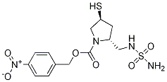 (2R,4s)-4-nitrobenzyl 4-mercapto-2-((sulfamoylamino)methyl)pyrrolidine-1-carboxylate Structure,148017-03-2Structure