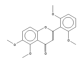 2-(2,6-Dimethoxyphenyl)-5,6-dimethoxy-4h-chromen-4-one Structure,14813-19-5Structure