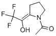 Pyrrolidine, 1-acetyl-2-(2,2,2-trifluoro-1-hydroxyethylidene)-, (z)- (9ci) Structure,148183-85-1Structure