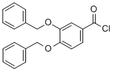 3,4-Bis(benzyloxy)benzoyl chloride Structure,1486-54-0Structure