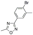 3-(4-Bromo-3-methylphenyl)-5-methyl-1,2,4-oxadiazole Structure,148672-39-3Structure