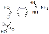 4-胍基苯甲酸甲磺酸鹽結(jié)構(gòu)式_148720-07-4結(jié)構(gòu)式